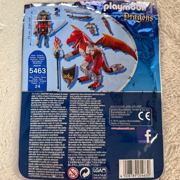 Samurai and Dragon Action Figure Set - Picture 4 of 7